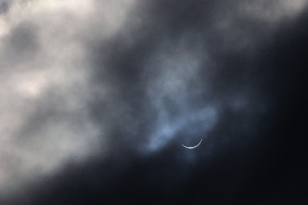 Maximum eclipse through cloud
