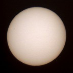 Sun with sunspot, 19th May 2015